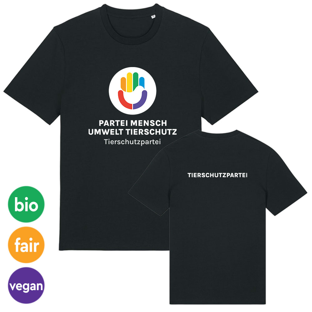 T-Shirt »Logo + TIERSCHUTZPARTEI«