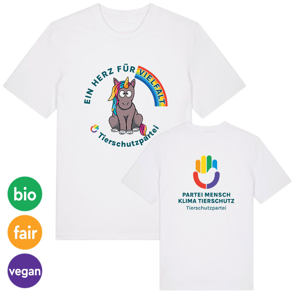 T-Shirt »Einhorn Vielfalt«