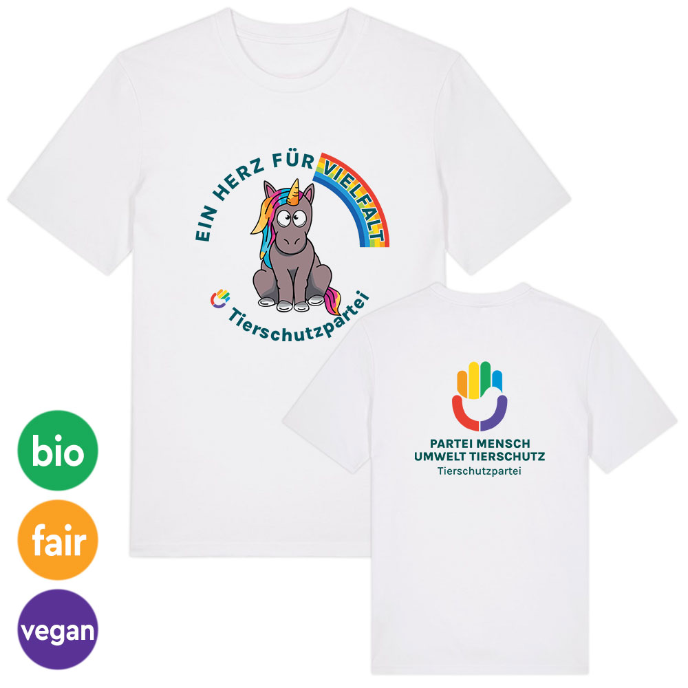 T-Shirt »Einhorn Vielfalt«