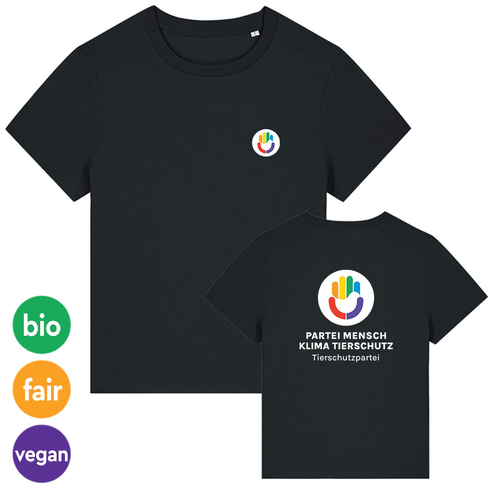 T-Shirt »TSP Signet + Logo« femininer Schnitt XS schwarz