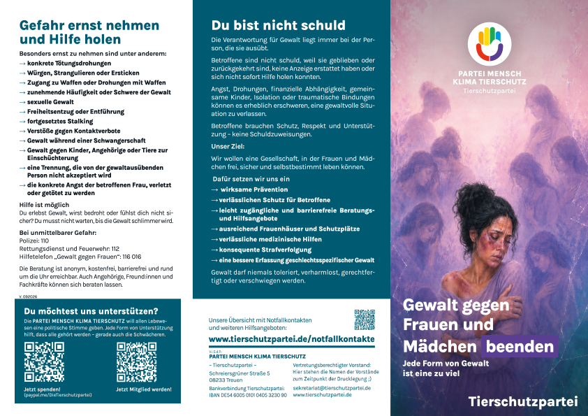 Flyer »Femizide« (100 Stück) #1