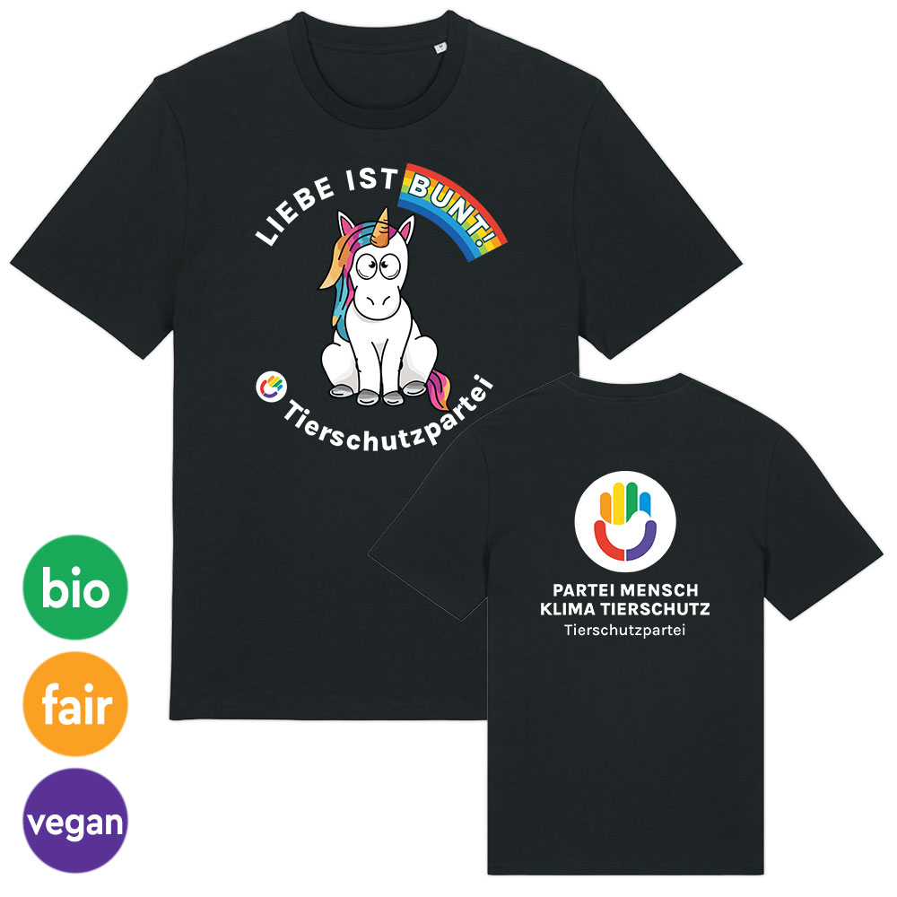 T-Shirt »Einhorn Liebe«