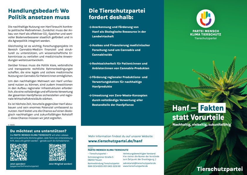 Flyer »Hanf« (100 Stück)
