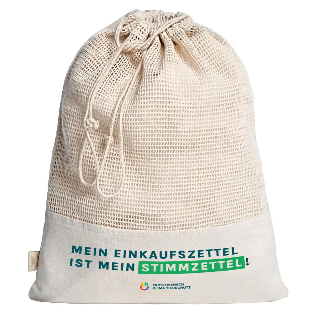Obst- und Gemüsebeutel »mein Stimmzettel«