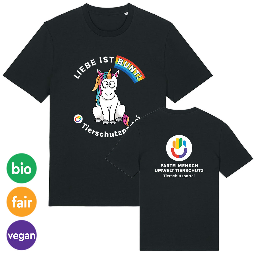 T-Shirt »Einhorn Liebe«
