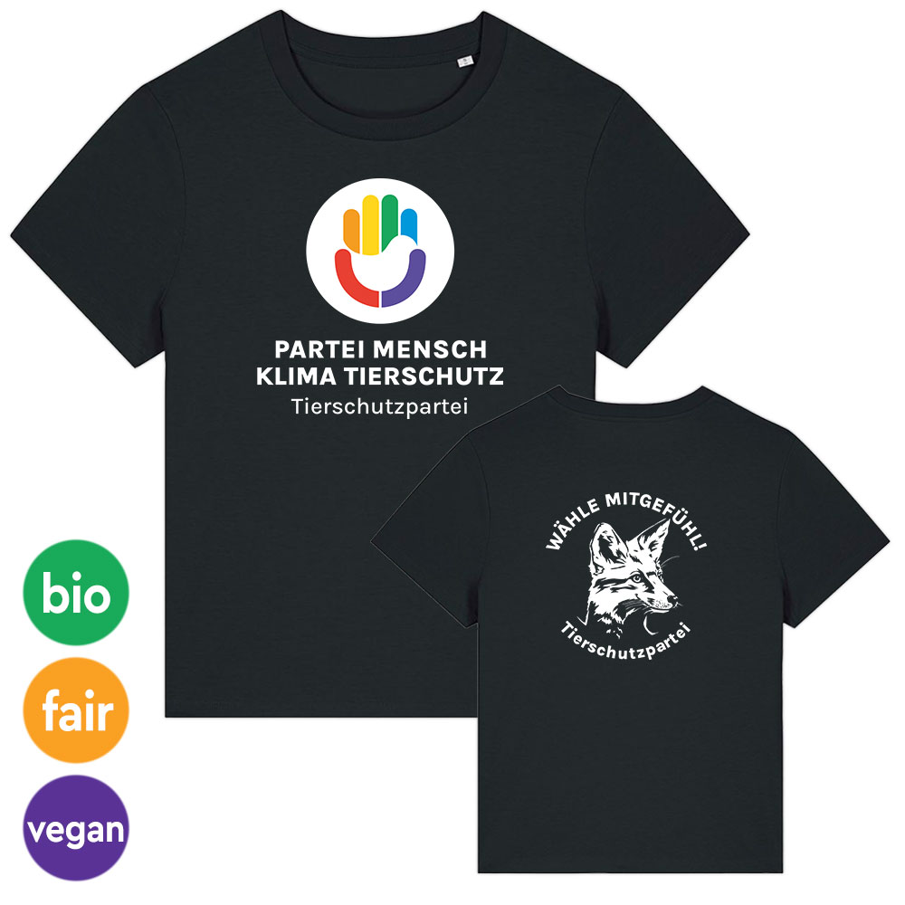 T-Shirt »Logo + Fuchs« femininer Schnitt