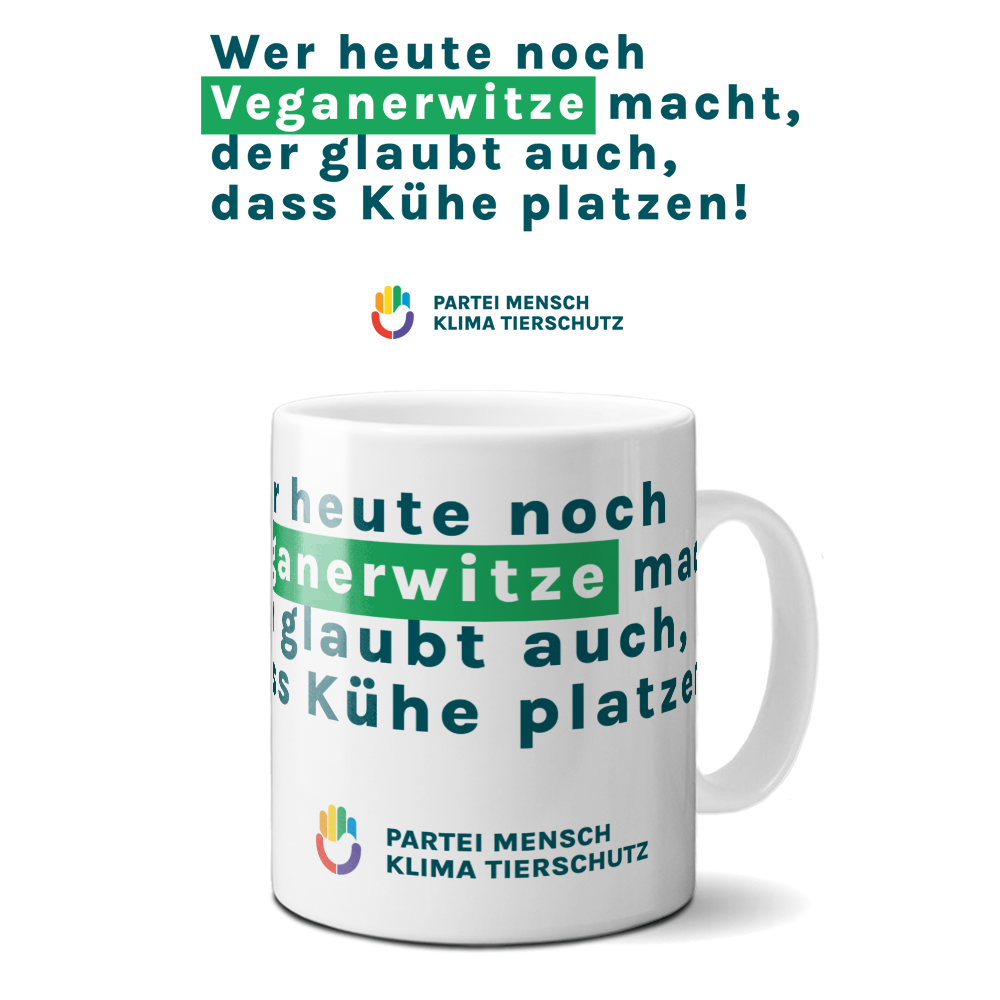 Tasse »Veganerwitze«